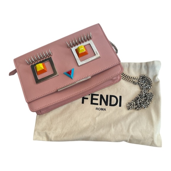 Fendi Vitello Century Hypnoteyes  Wallet on Chain - Picture 13 of 13